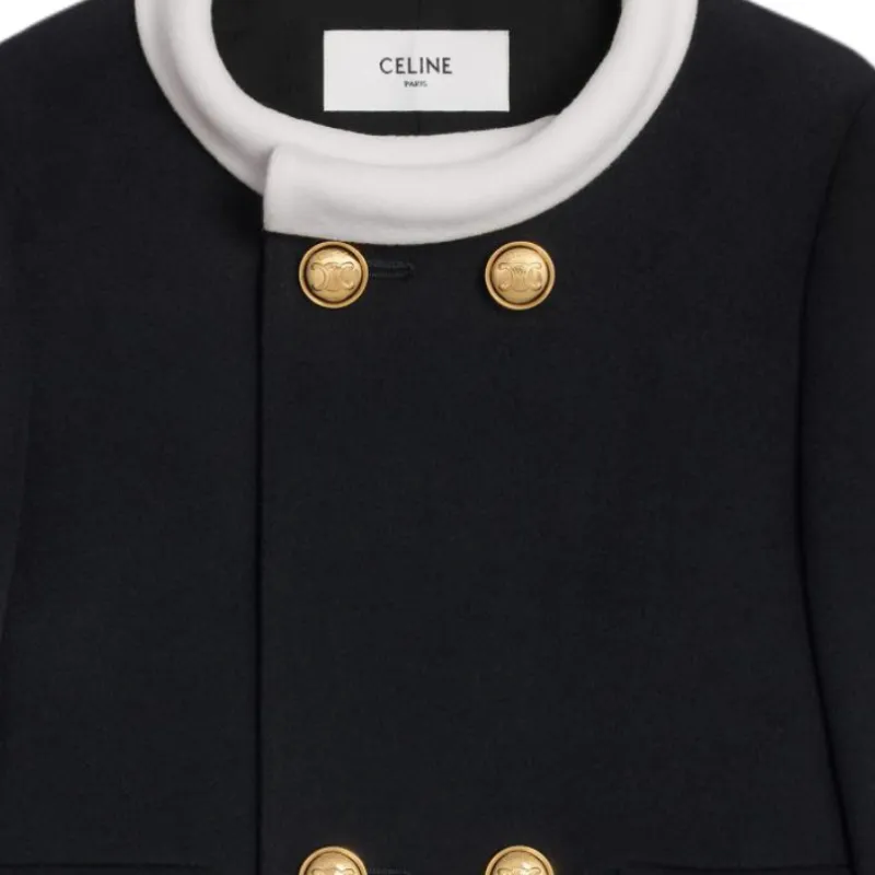 CELINE Brompton Jacket In Cashmere Cloth-2