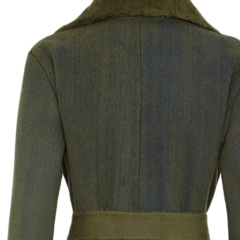 FENDI Collared Belted Coat-4