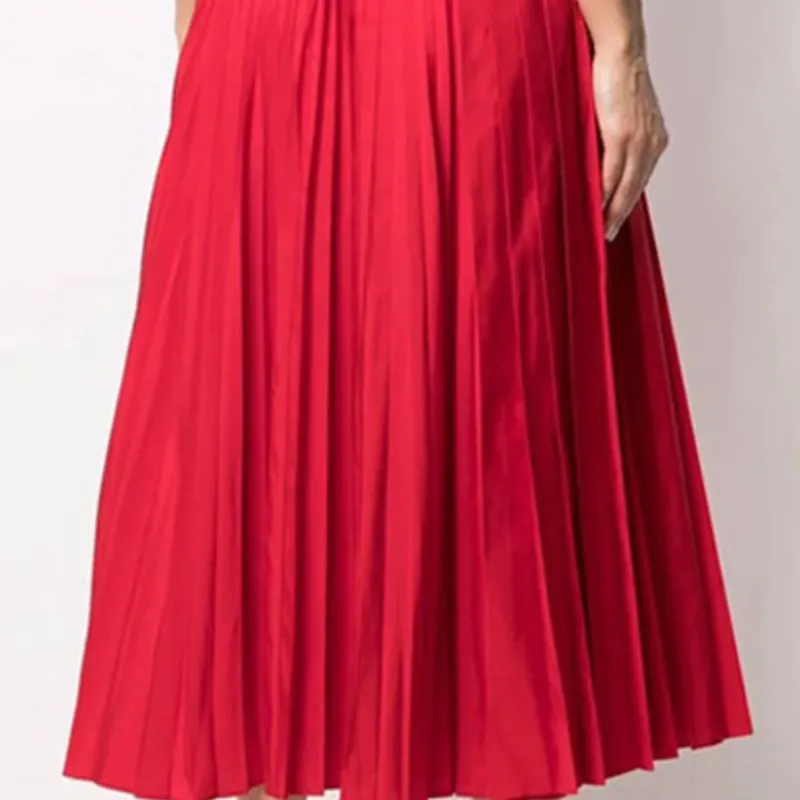 Valentino Casual Long Skirts Women's Red-5