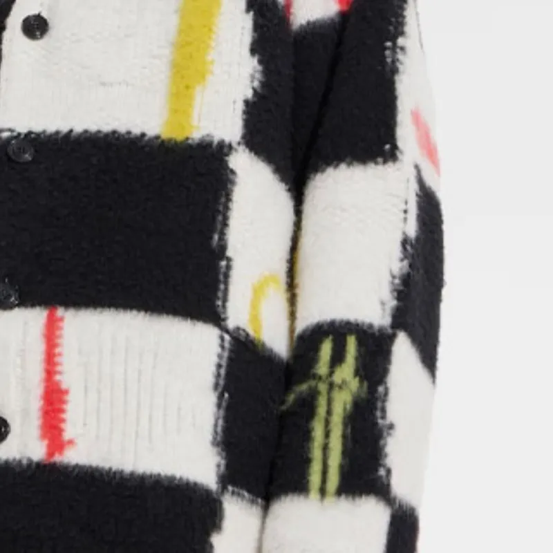 Zegna X The Elder Statesman Checked Cashmere wool Cardigan-5