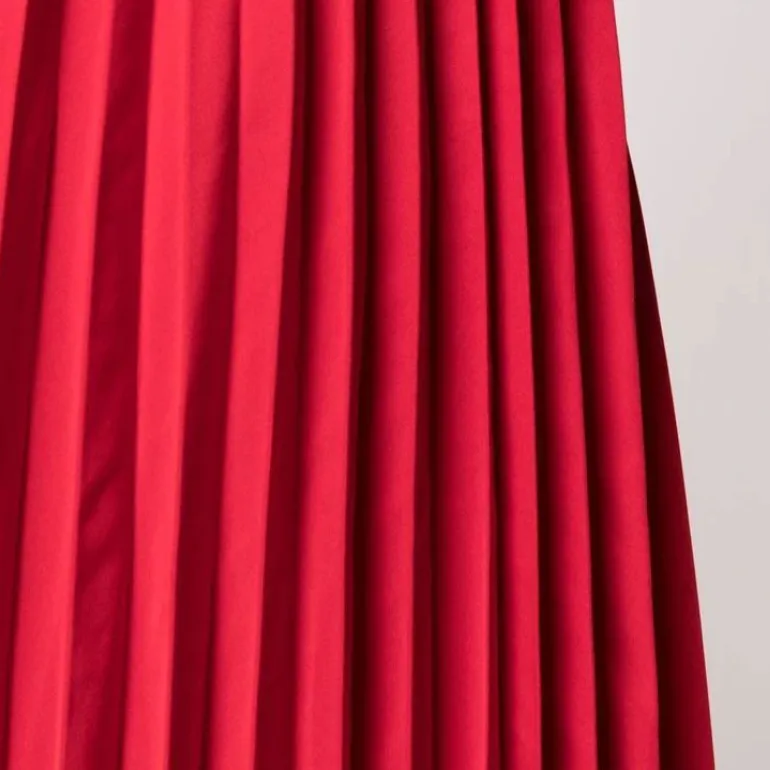 Valentino Casual Long Skirts Women's Red-4