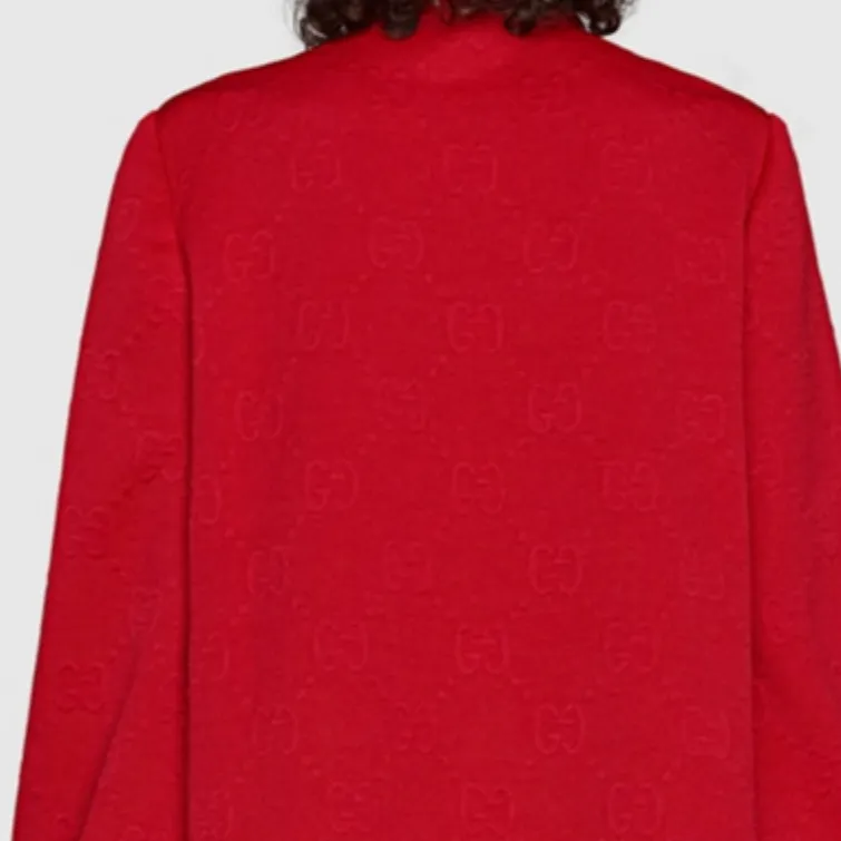 GUCCI Long-Sleeved Dresses Women's Red-3