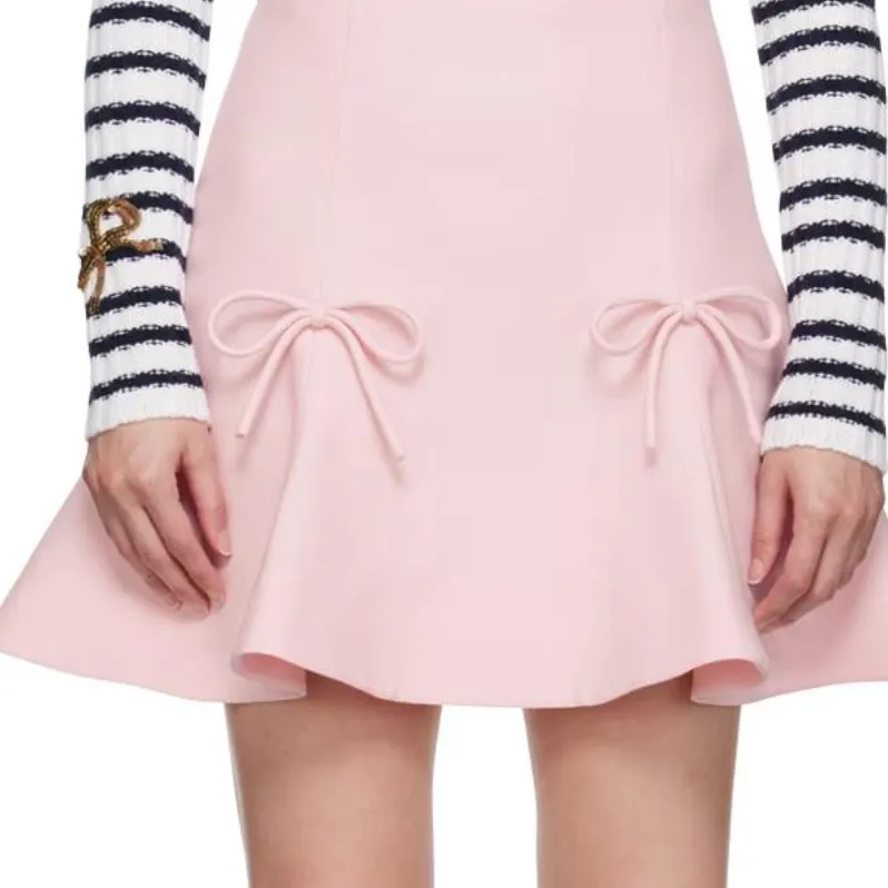 Valentino Casual Short Skirts Women's Pink-1