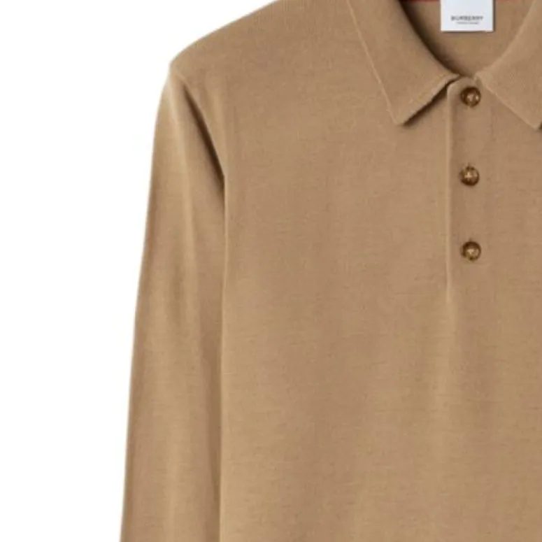 Burberry Polo Shirt Men's Camel-1