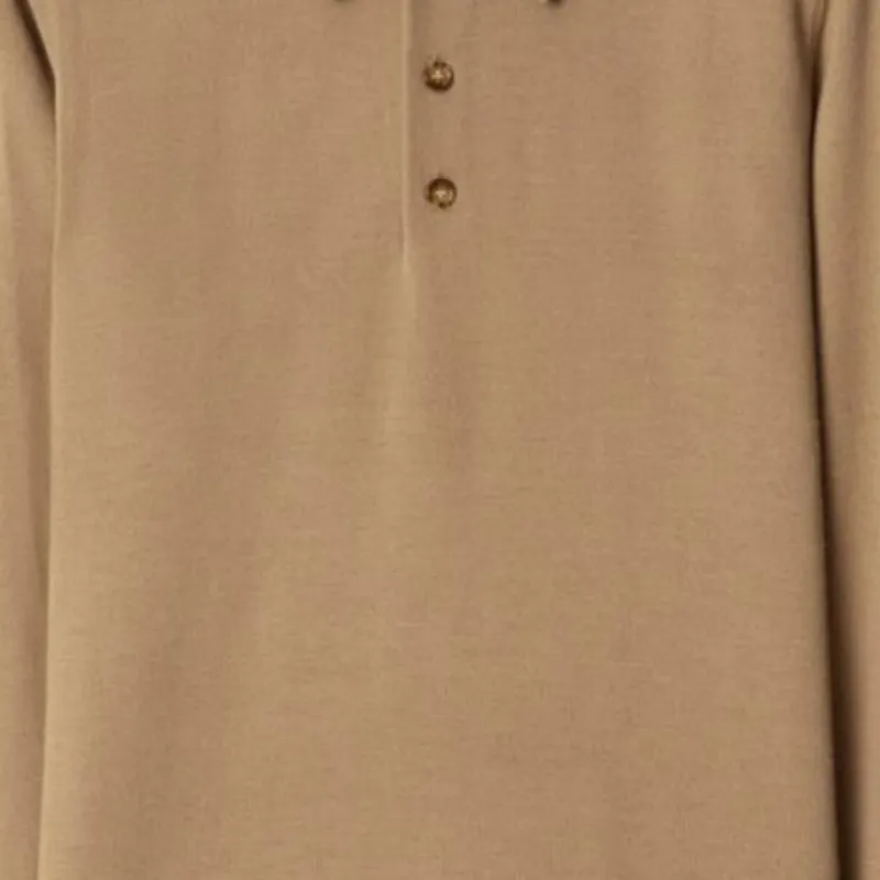 Burberry Polo Shirt Men's Camel-5