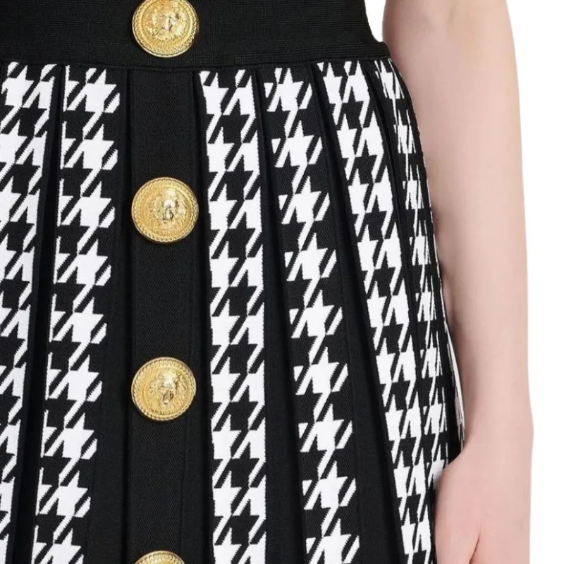 BALMAIN Sleeveless Dresses Women's White-4