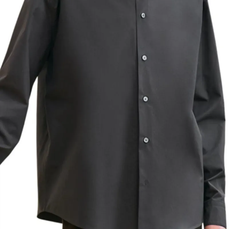 HERMES Shirts Men Dark Gray-3
