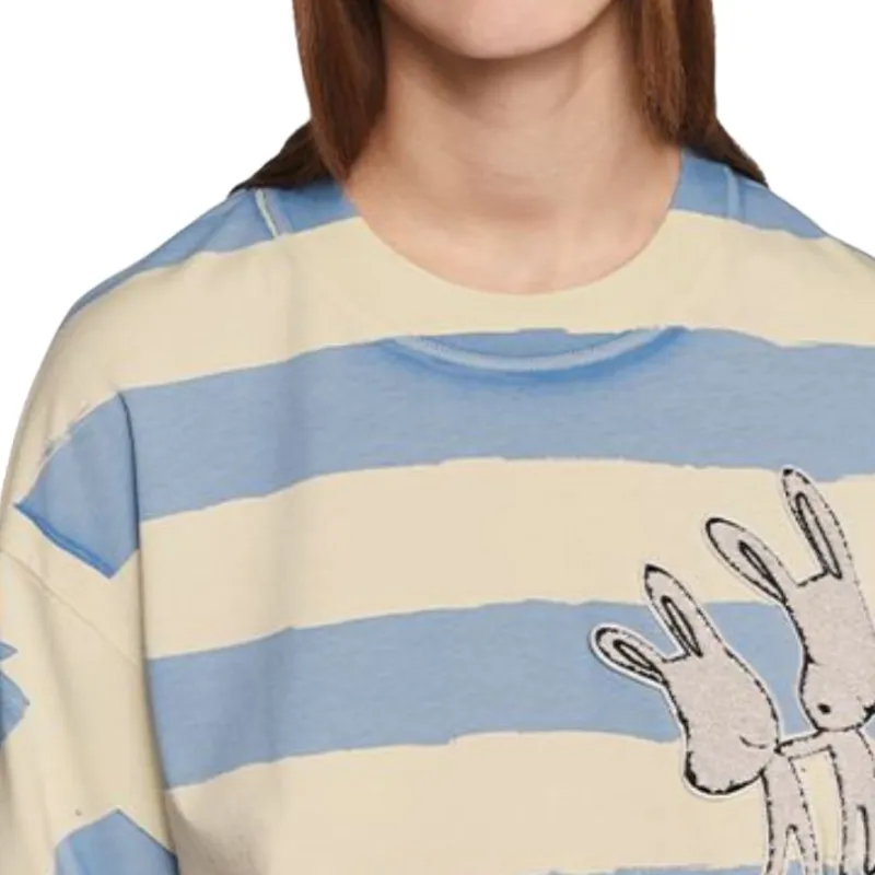 Stella McCartney T-Shirts Women's Light Blue-2