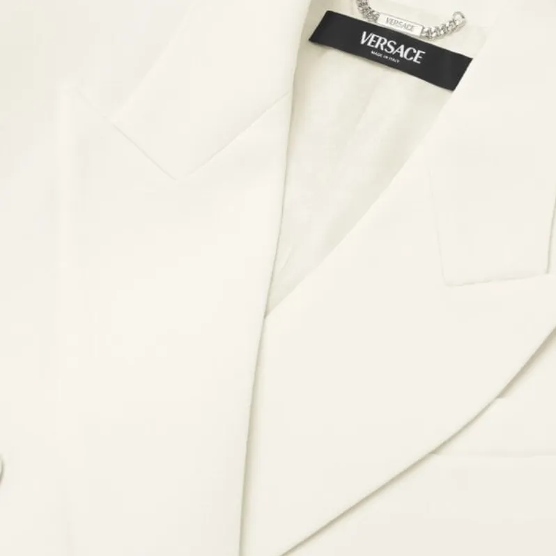 VERSACE Double-Breasted Tailored Blazer-3