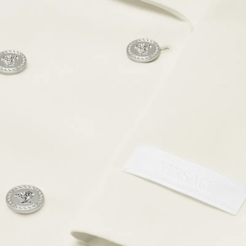 VERSACE Double-Breasted Tailored Blazer-2
