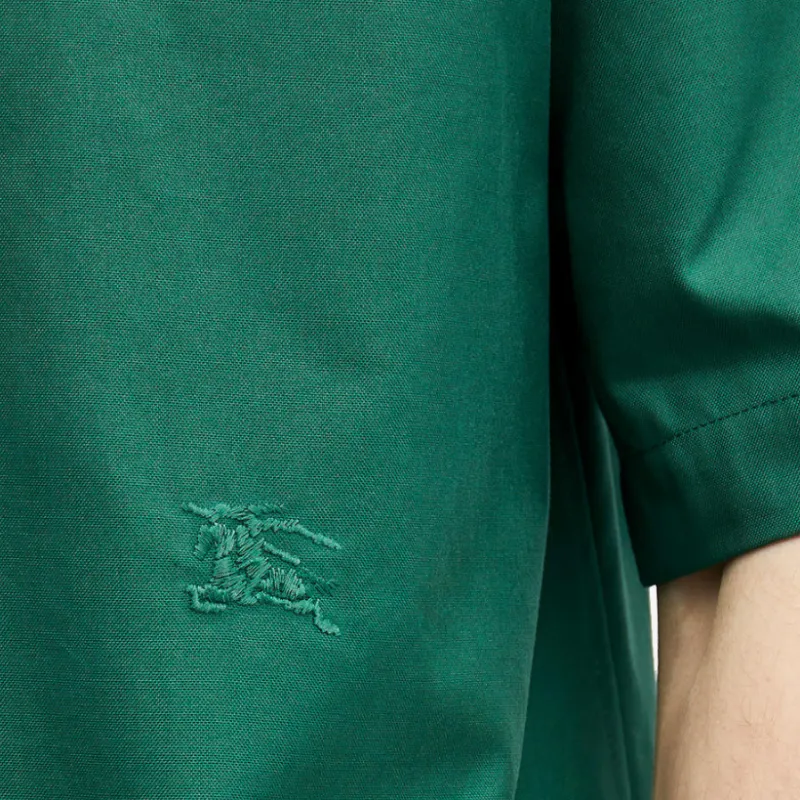 Burberry Shirt Men's Dark Green-5