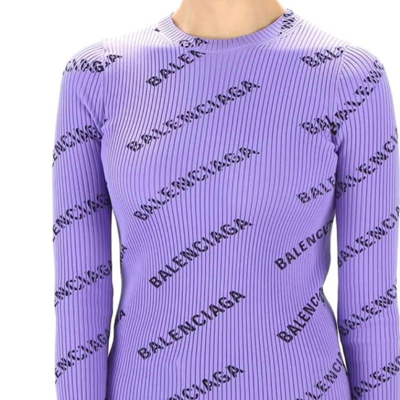 Balenciaga T Shirts Women's Purple-7