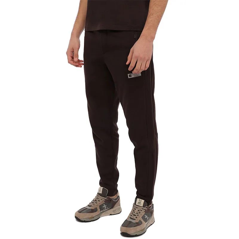 EMPORIO ARMANI EA7 Knitted Sweatpants Men's Brown-3