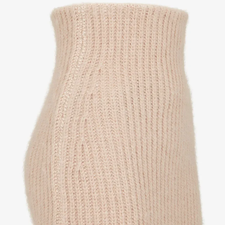 FENDI Knit Long Skirts Women's Pink-3
