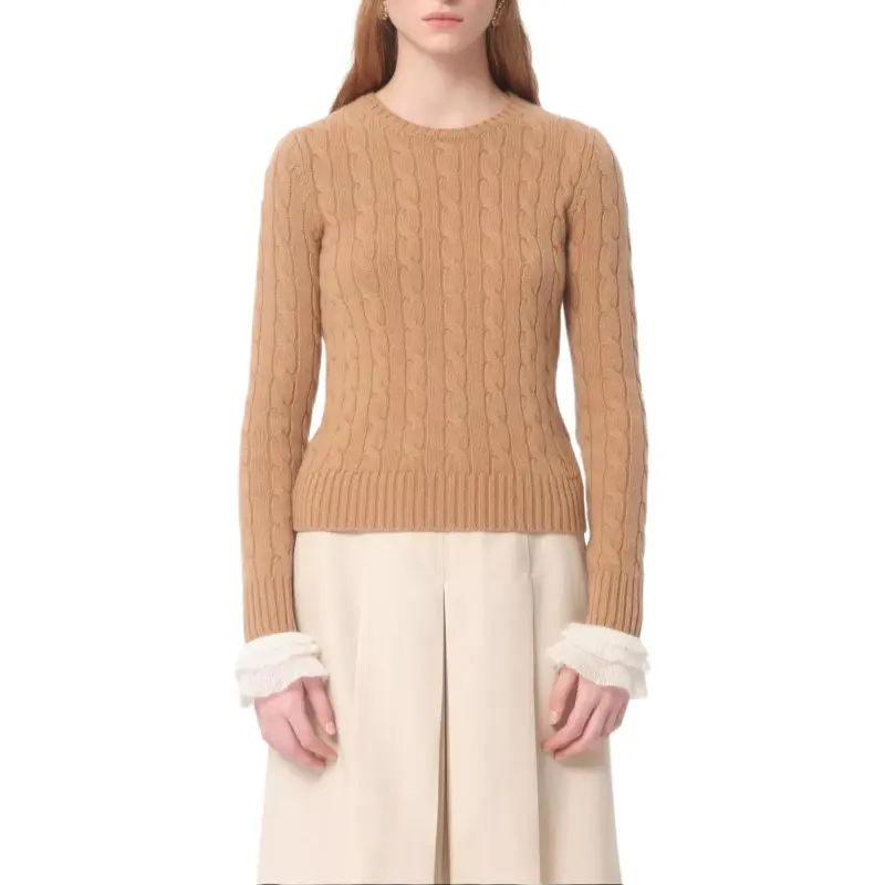 Valentino Sweater Women's Camel-2