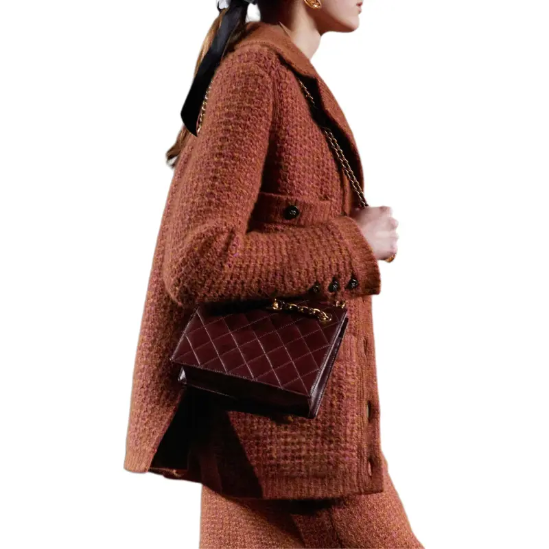 CHANEL FW24 Jackets Coats Women's Orange-2