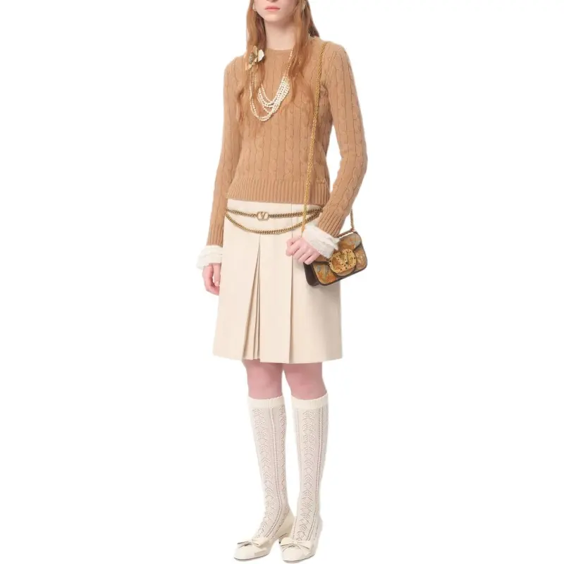 Valentino Sweater Women's Camel-1