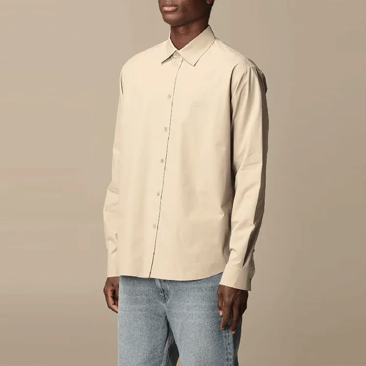 Balenciaga Shirts Men Beige-5
