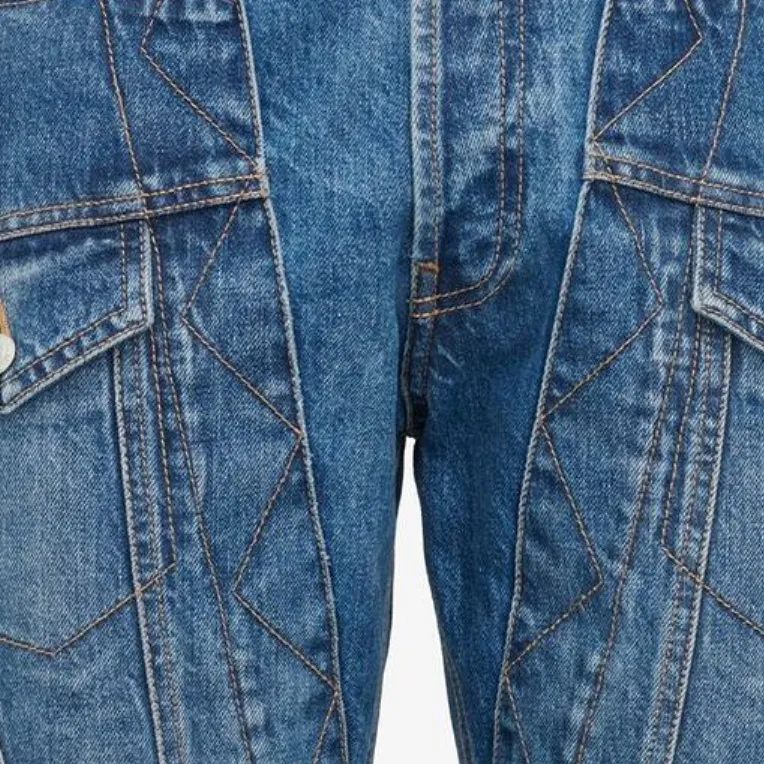 Alexander McQueen Mid rise Straight leg Jeans-4