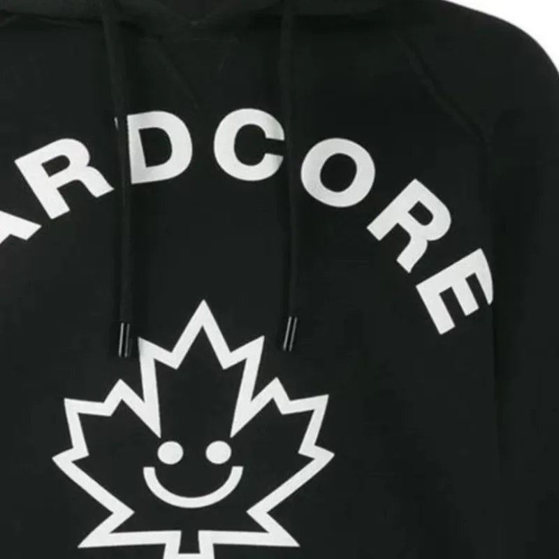 Dsquared2 Hardcore Canadian Maple Leaf Logo Hoodie-1