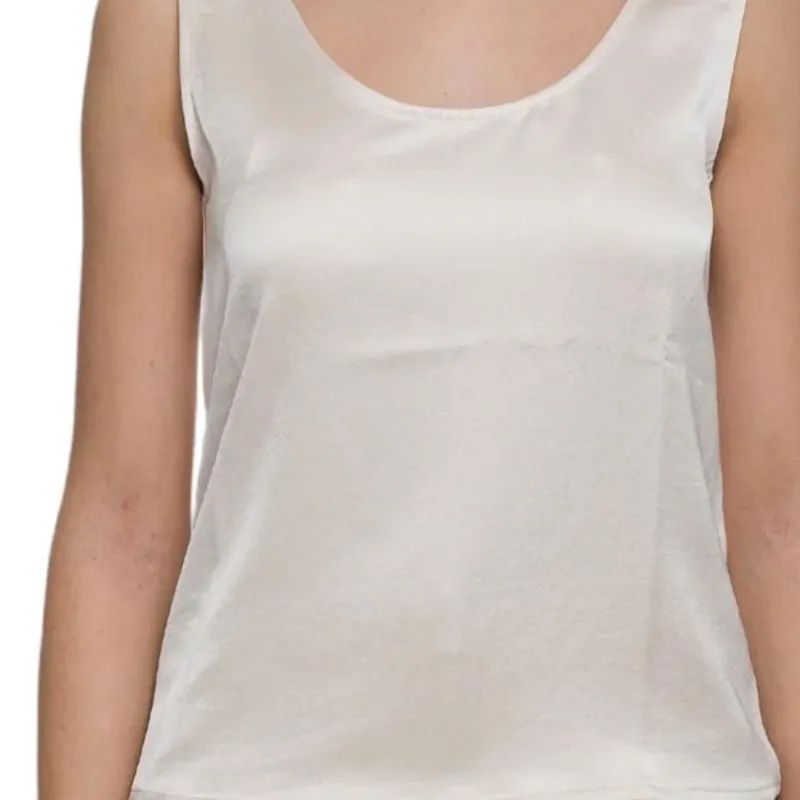 WEEKEND MaxMara Tank Top Women's Ecru-3