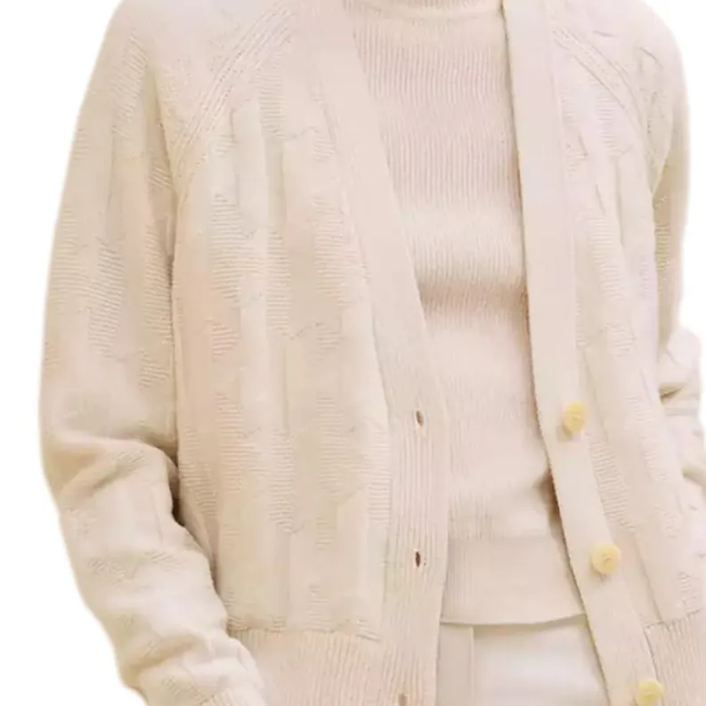 HERMES FW24 Knitwear Women's Natural White-3