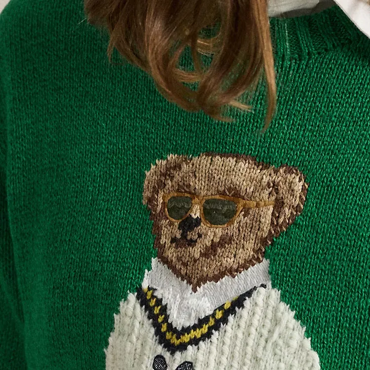 Polo Ralph Lauren Polo Bear intarsia Jumper-4