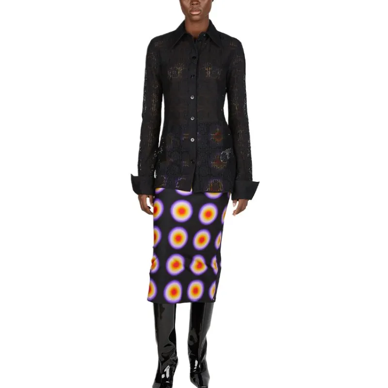 SportMax Floral Patterned Long Sleeved Shirt-2