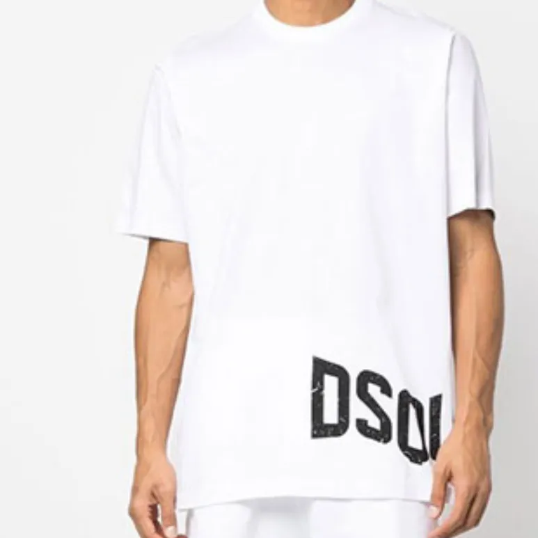 DSQUARED2 Logo Print Cotton T shirt-4