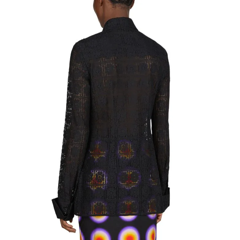 SportMax Floral Patterned Long Sleeved Shirt-3