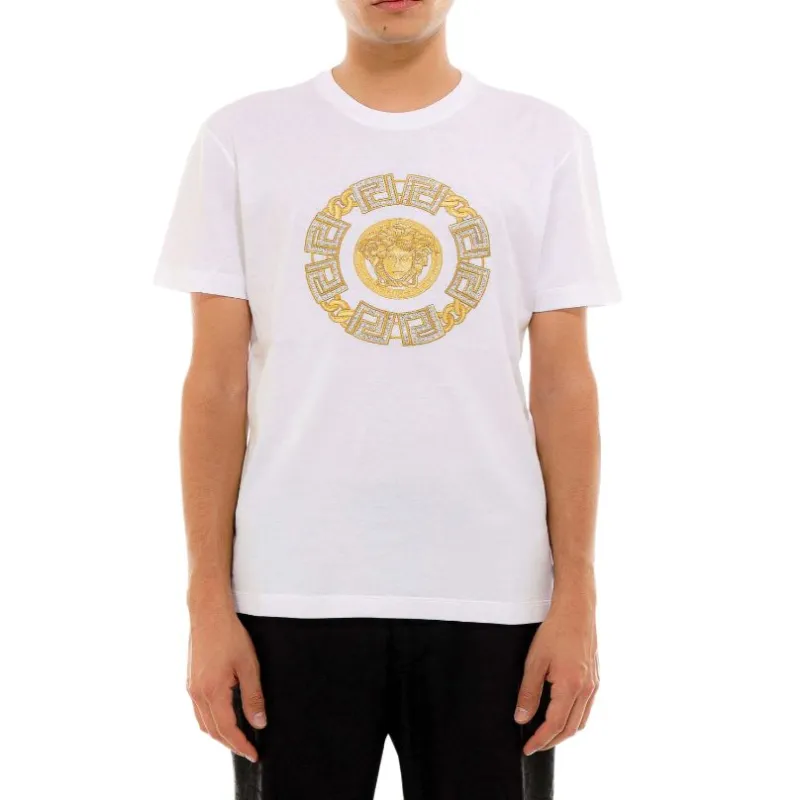 FANSIZHE VERSACE T Shirt Men's White-1