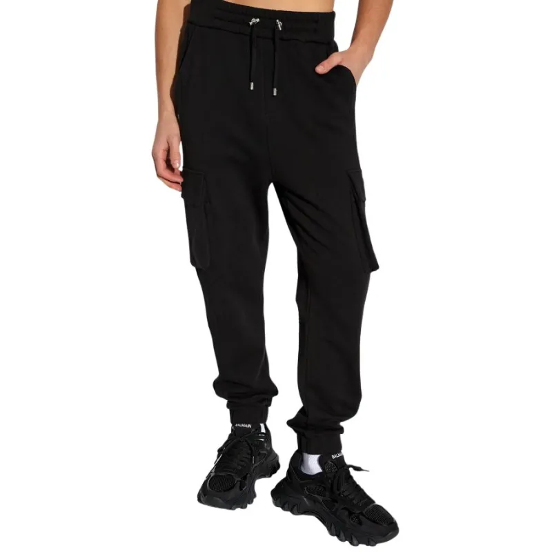 BALMAIN Pocket Detailed Drawstring Cargo Trousers-3