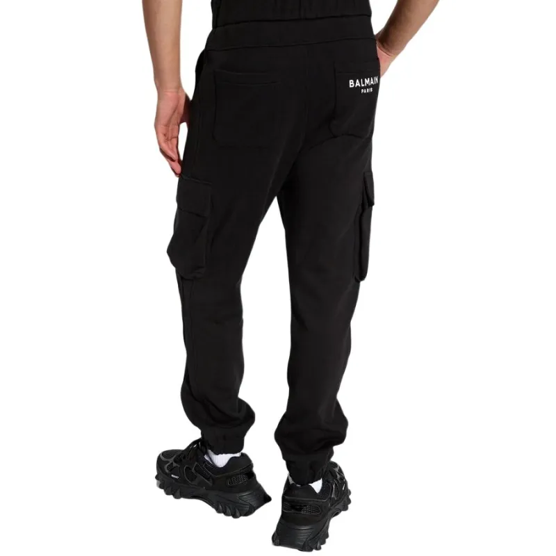 BALMAIN Pocket Detailed Drawstring Cargo Trousers-4