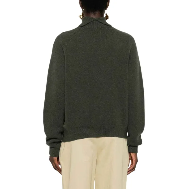 FENDI Turtleneck Long Sleeved Knitted Jumper-3