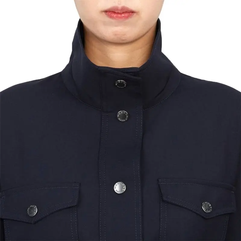 MaxMara Long Sleeved Dresses Women's Blue-4