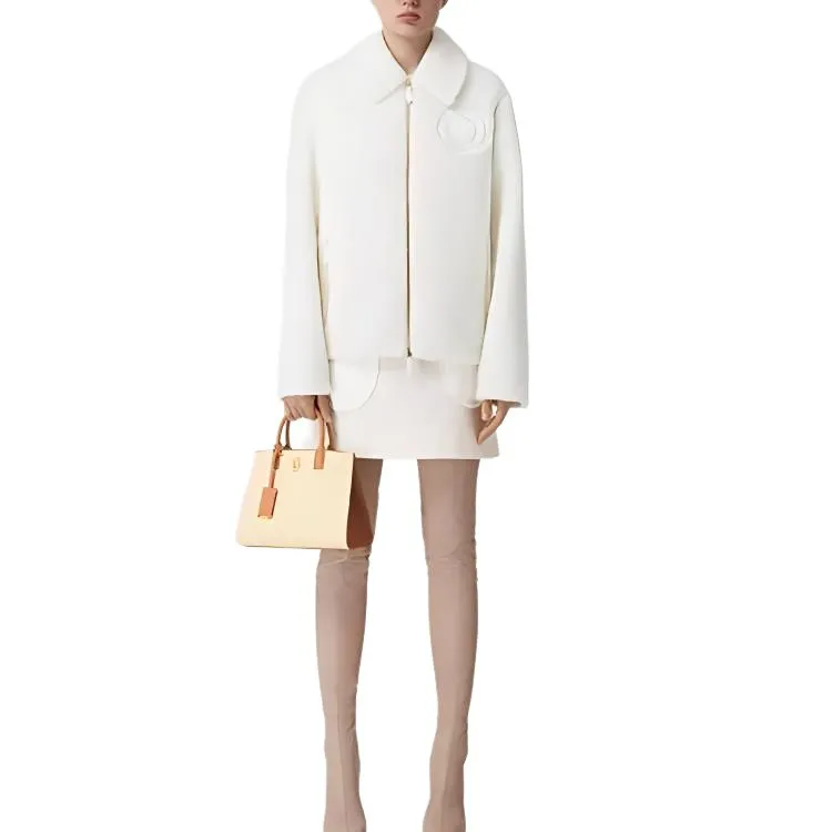 Burberry Jackets & Coats Women's White-1