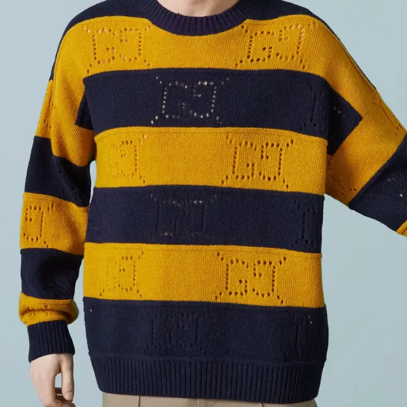GUCCI SS23 Sweater Men's Yellow-3