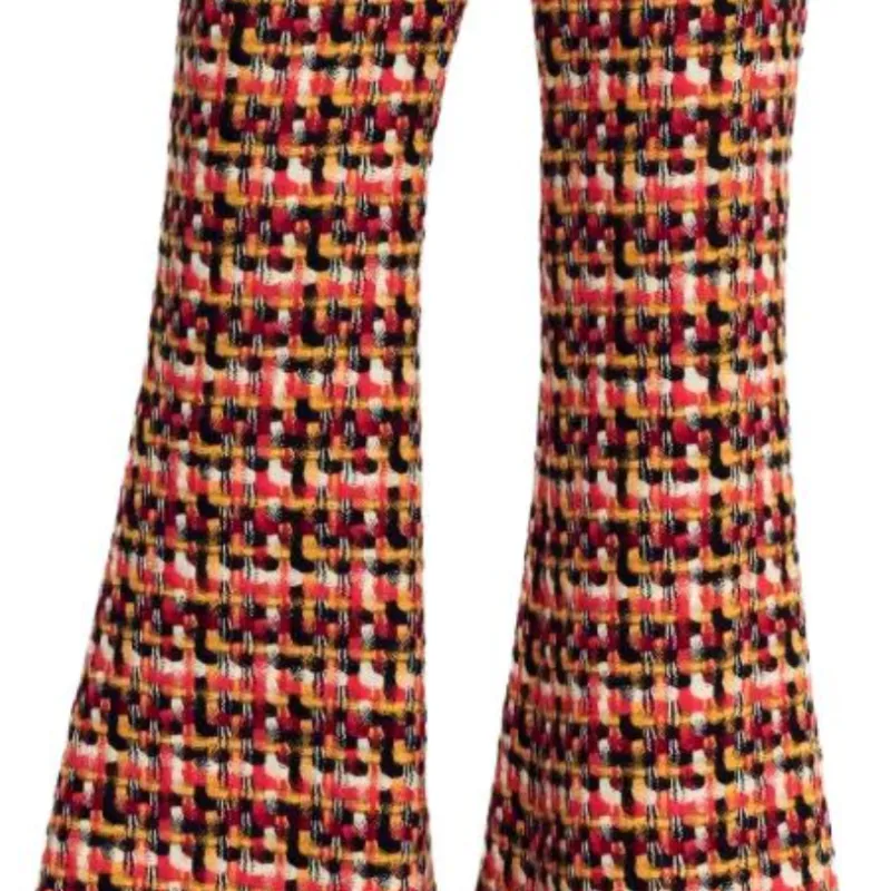 CHANEL Casual Pants Women's Orange-4