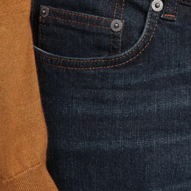 Ermenegildo Zegna Logo Patch Straight Leg Jeans-3