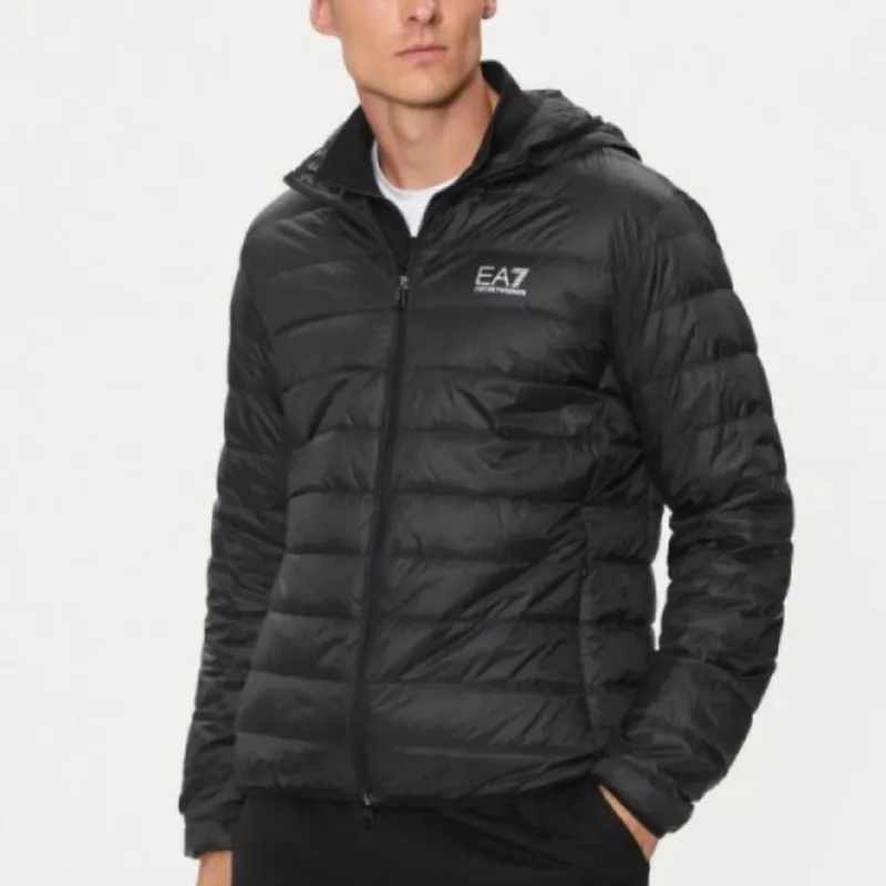 EMPORIO ARMANI Logo print Padded Jacket-3