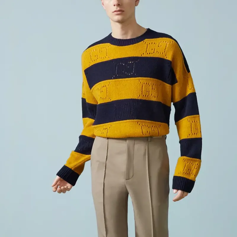 GUCCI SS23 Sweater Men's Yellow-2