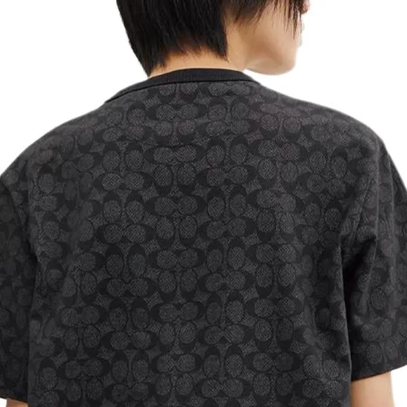 COACH SS24 T Shirt Unisex Black-3