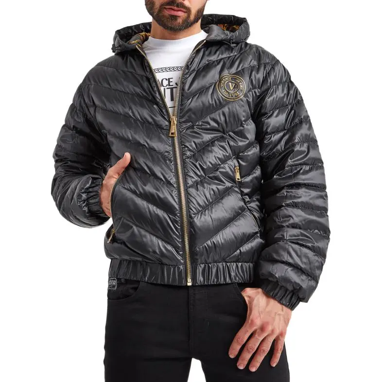 VERSACE JEANS COUTURE Down Jackets Men Black-2