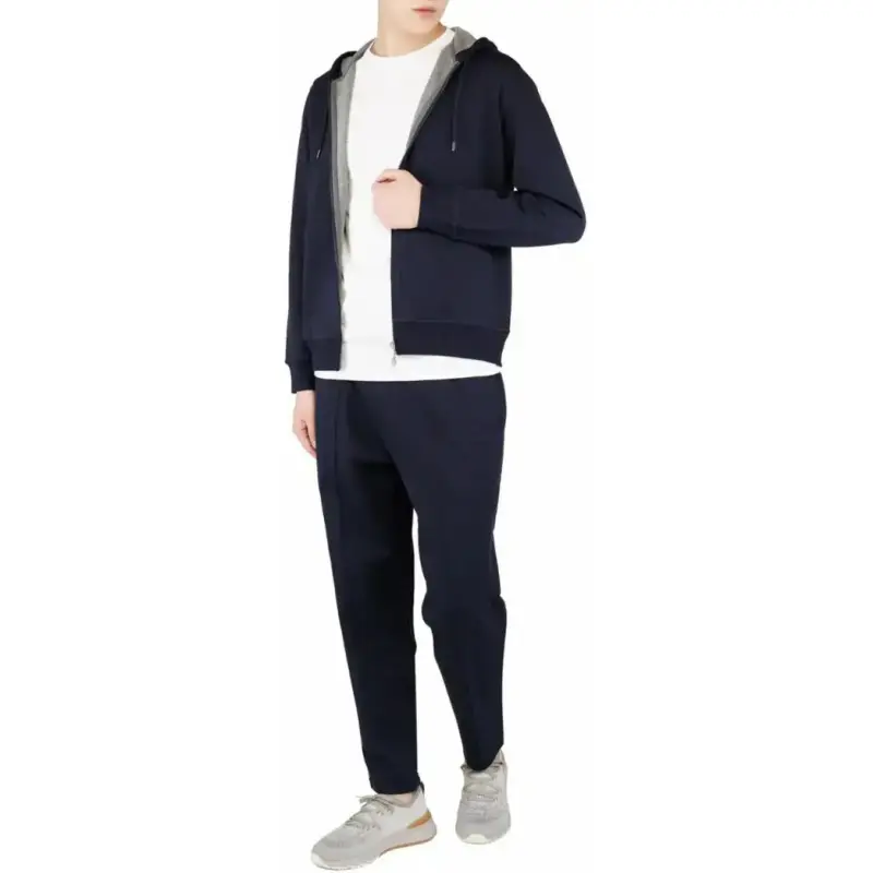 Brunello Cucinelli Zip Up Drawstring Hoodie-3