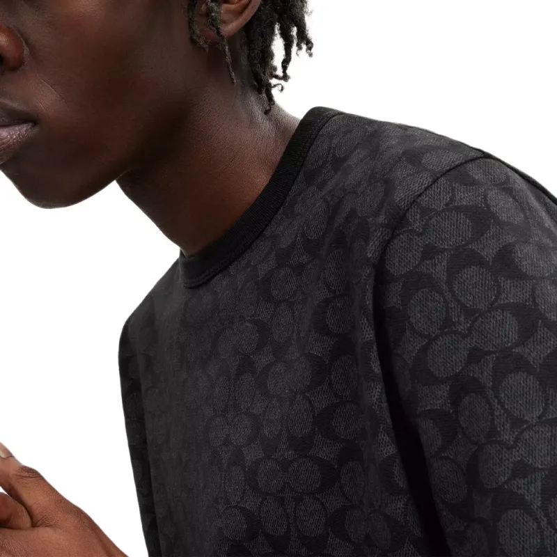 COACH SS24 T Shirt Unisex Black-2
