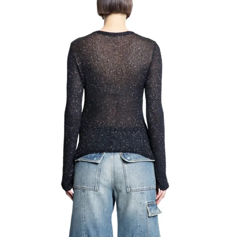 Balenciaga Sequinned Long Sleeve Top-3