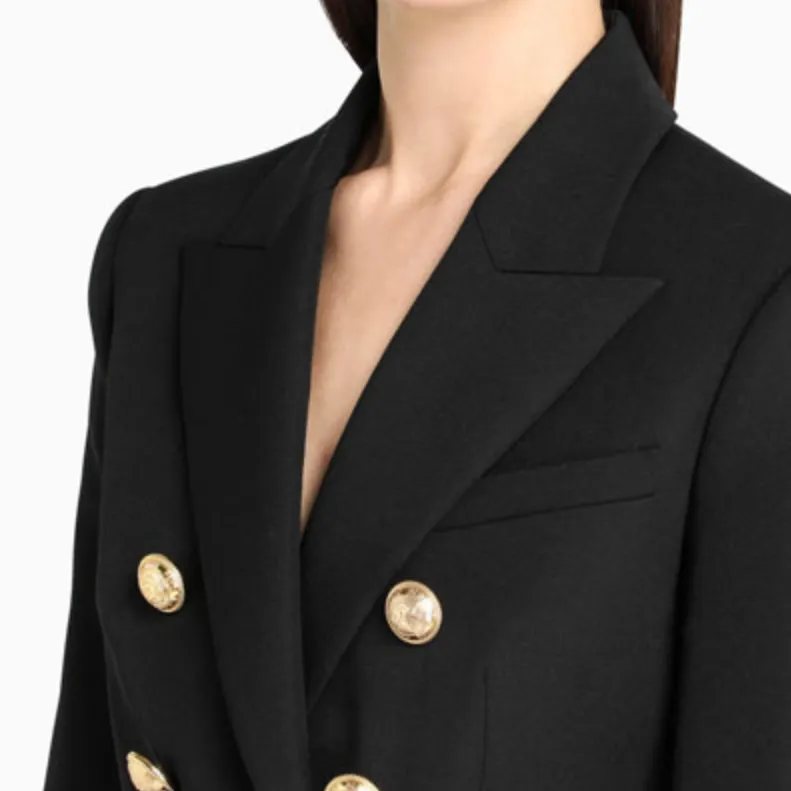 BALMAIN Double Breasted Tailored Blazer-4
