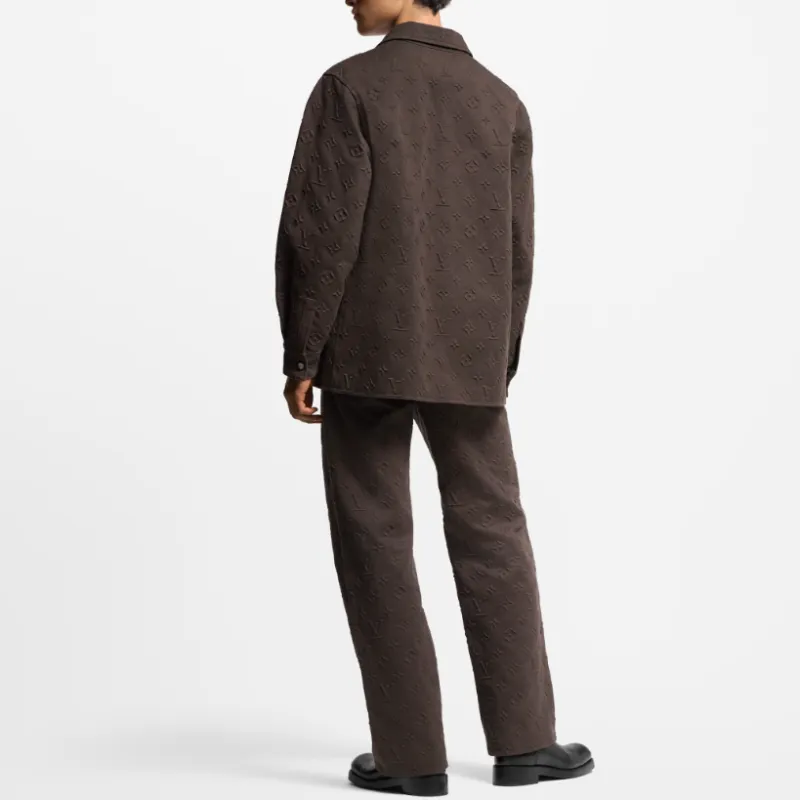 LOUIS VUITTON Monogram Embossed Overshirt-2
