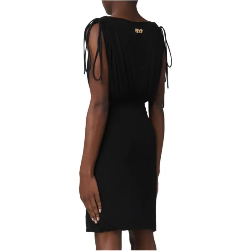 VERSACE JEANS COUTURE V neck Sleeveless Minidress-6