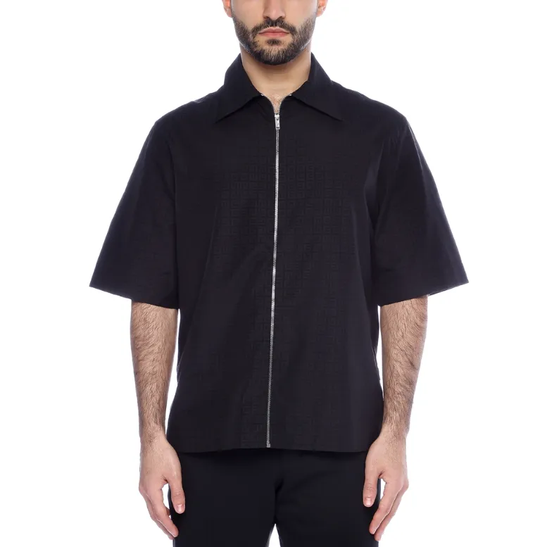 Givenchy Zip Up Short Sleeved Shirt-2